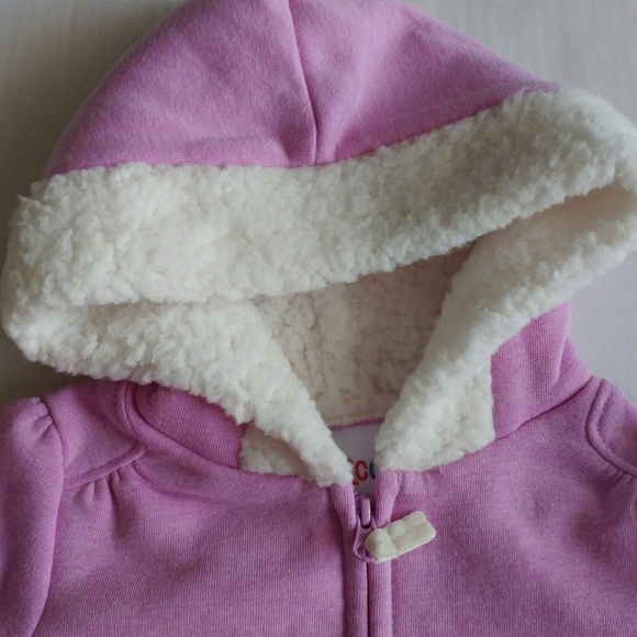 Circo Lavender Hoodie Glitter Polka Dots NWT 2T - Picture 2 of 8